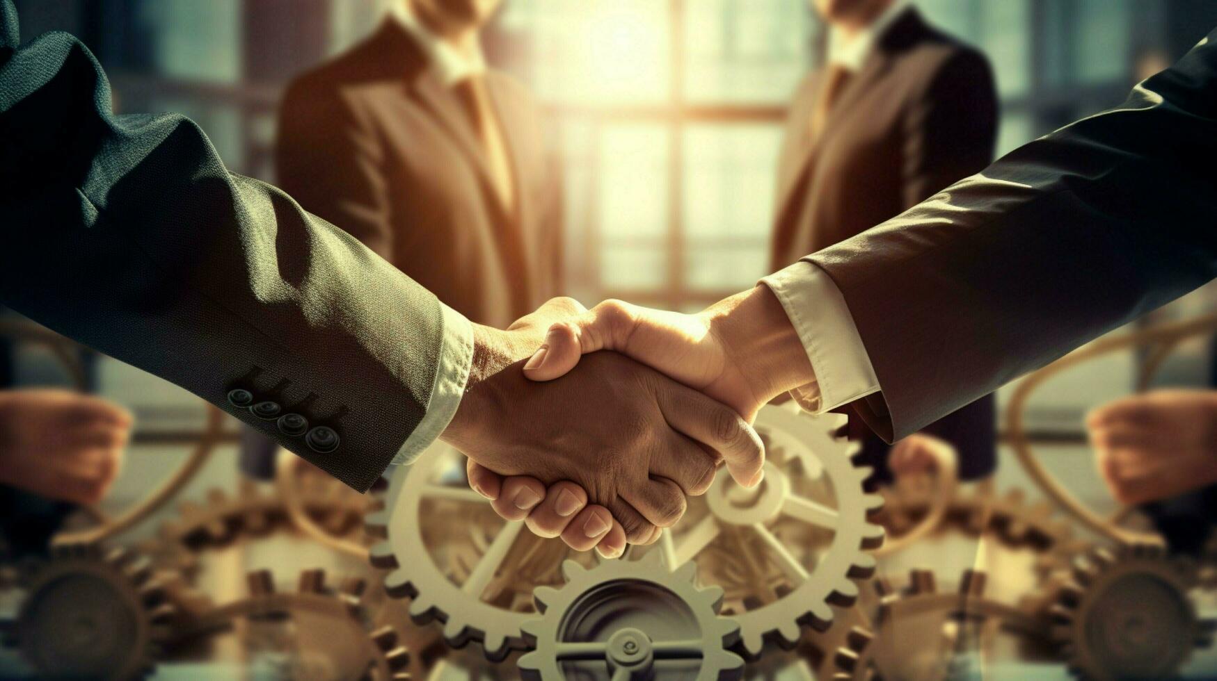 successful-business-partnership-formed-through-handshake-free-photo